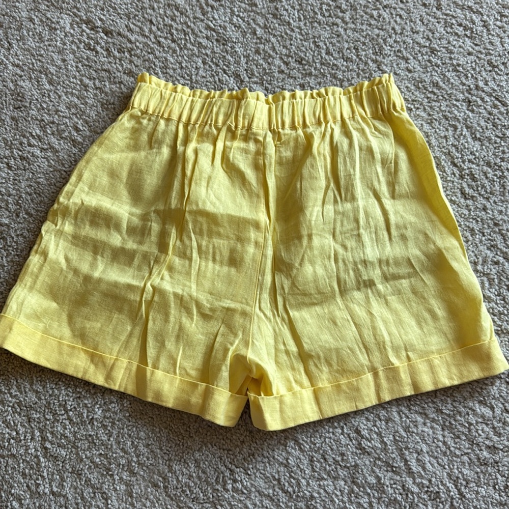 Rove SUMMER Shorts lemon linen size large - Picture 8 of 11